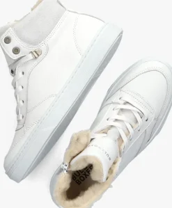 witte bullboxer hoge sneakers aop510e6l