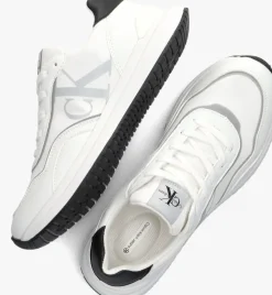 witte calvin klein lage sneakers 80892