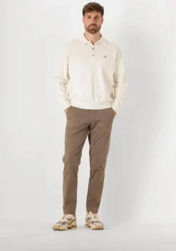 witte calvin klein polo cotton polo sweater