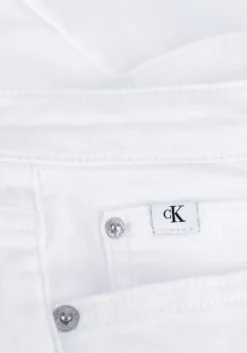 witte calvin klein skinny jeans mid rise skinny