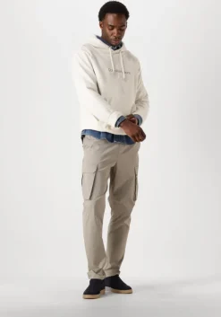 witte calvin klein sweater chenille monologo hoodie