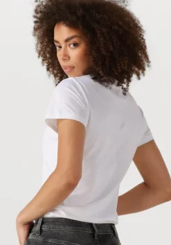 witte calvin klein t-shirt core instit logo slim fit tee