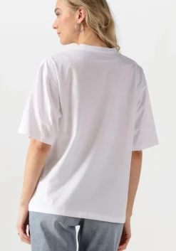 witte calvin klein t-shirt ss ckj logo tee