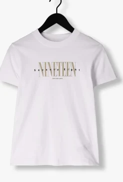 witte calvin klein t-shirt 19 graphic reg tee