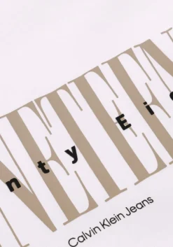 witte calvin klein t-shirt 19 graphic reg tee