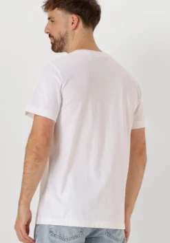 witte calvin klein t-shirt woven label regular tee