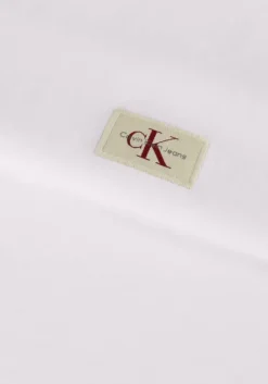 witte calvin klein t-shirt woven label regular tee