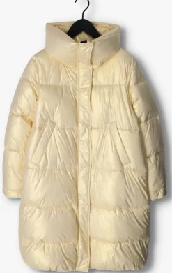 witte canadian gewatteerde jas nylon madeperla