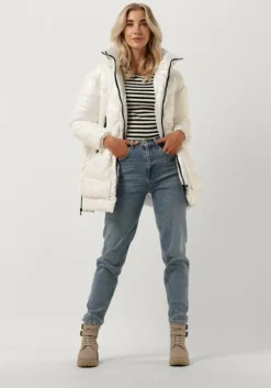 witte canadian gewatteerde jas eugenie mid