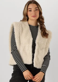 witte catwalk junkie gilet teddy body warmer
