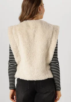 witte catwalk junkie gilet teddy body warmer