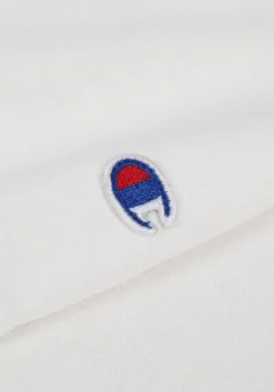 witte champion trui hooded sweatshirt dms plain