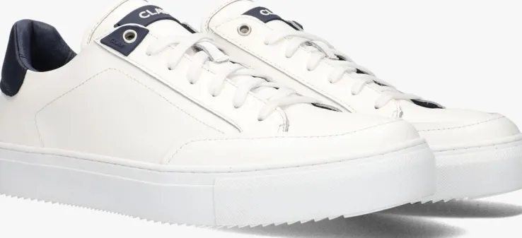 witte clay lage sneakers cl124h300