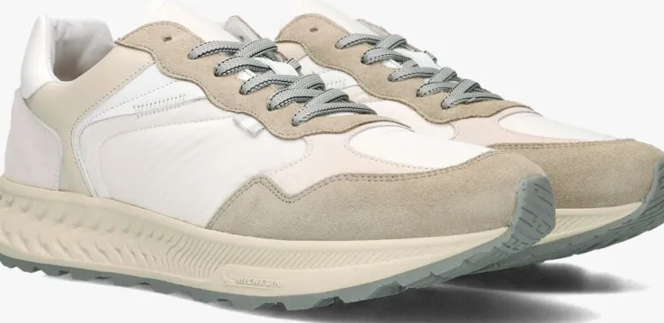 witte clay lage sneakers 13655
