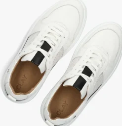 witte clay lage sneakers abel-12