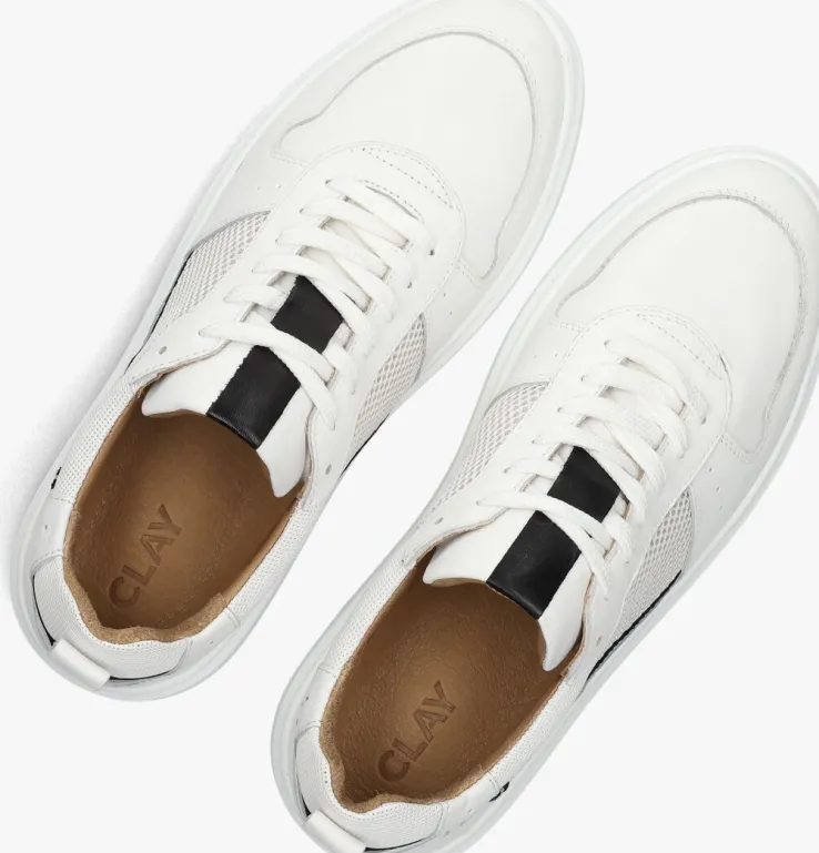witte clay lage sneakers abel-12