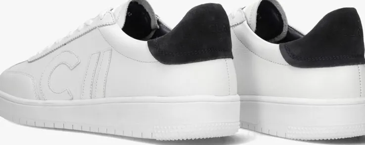 witte clay lage sneakers cl124h251