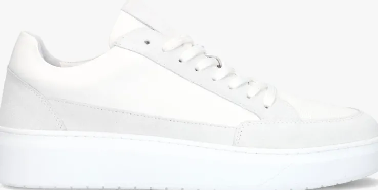 witte clay lage sneakers enzo