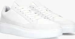 witte clay lage sneakers enzo