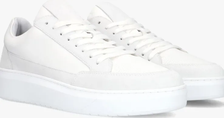 witte clay lage sneakers enzo