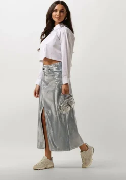 witte co'couture blouses cotton crisp cropped shirt