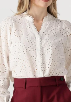 witte co'couture blouses gisellecc anglaise v-shirt