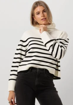witte co'couture coltrui mero crop stripe knit