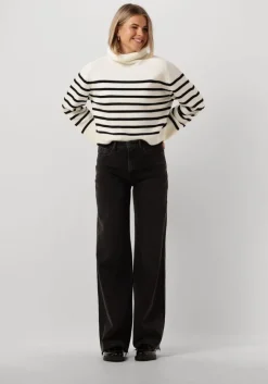 witte co'couture coltrui mero crop stripe knit