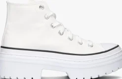 witte converse hoge sneakers chuck taylor all star lugged heel hi