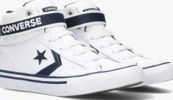 witte converse hoge sneakers pro blaze strap