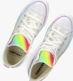 witte converse hoge sneakers chuck taylor all star