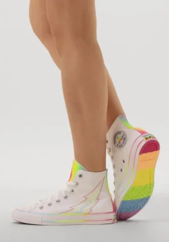 witte converse hoge sneakers chuck taylor all star