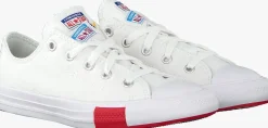 witte converse lage sneakers chuck taylor all star ox kids