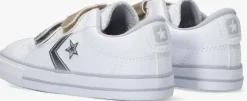 witte converse lage sneakers star player 2v metallic