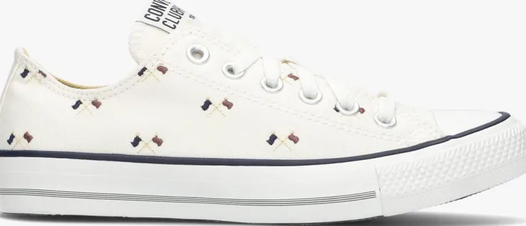 witte converse lage sneakers chuck taylor all star