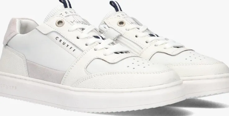 witte cruyff junior lage sneakers endorsed