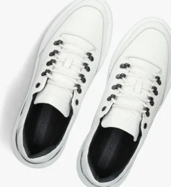 witte cycleur de luxe lage sneakers limit