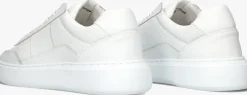 witte cycleur de luxe lage sneakers gravity