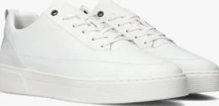 witte cycleur de luxe lage sneakers disaster