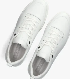 witte cycleur de luxe lage sneakers disaster
