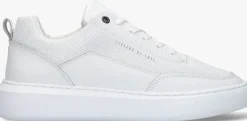 witte cycleur de luxe lage sneakers dr7
