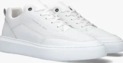 witte cycleur de luxe lage sneakers dr7