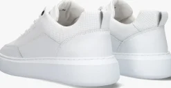 witte cycleur de luxe lage sneakers dr7