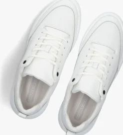 witte cycleur de luxe lage sneakers dr7