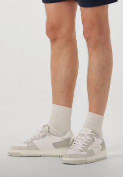 witte d.a.t.e lage sneakers torneo