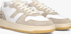 witte d.a.t.e lage sneakers court 2.0 vintage