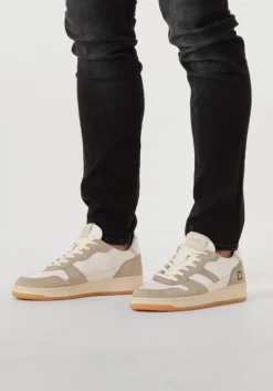 witte d.a.t.e lage sneakers court 2.0 vintage