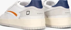witte d.a.t.e lage sneakers torneo