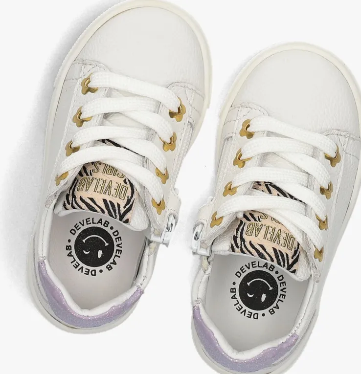 witte develab lage sneakers 44708