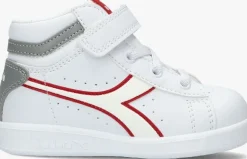 witte diadora hoge sneakers game high td